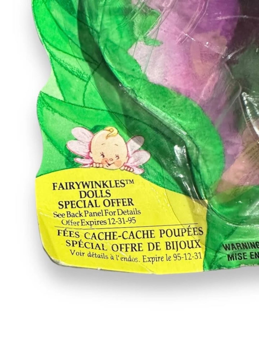 1993 Kenner Toys Fairy Winkles Peek in Perfume Bottle - Sealed - Picture 4 of 6